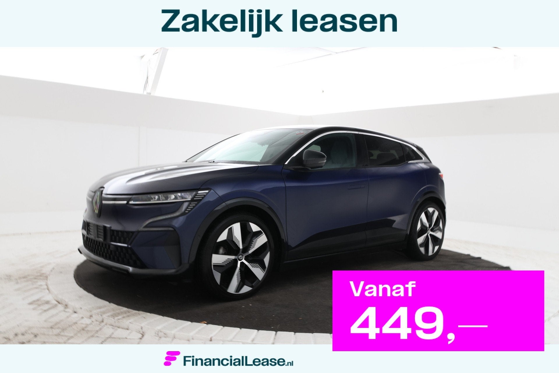 Renault Megane E-Tech EV60 Optimum Charge Techno Grote Accu,, 12 maanden, Stof, 1611 kg, Automatische klimaatregeling