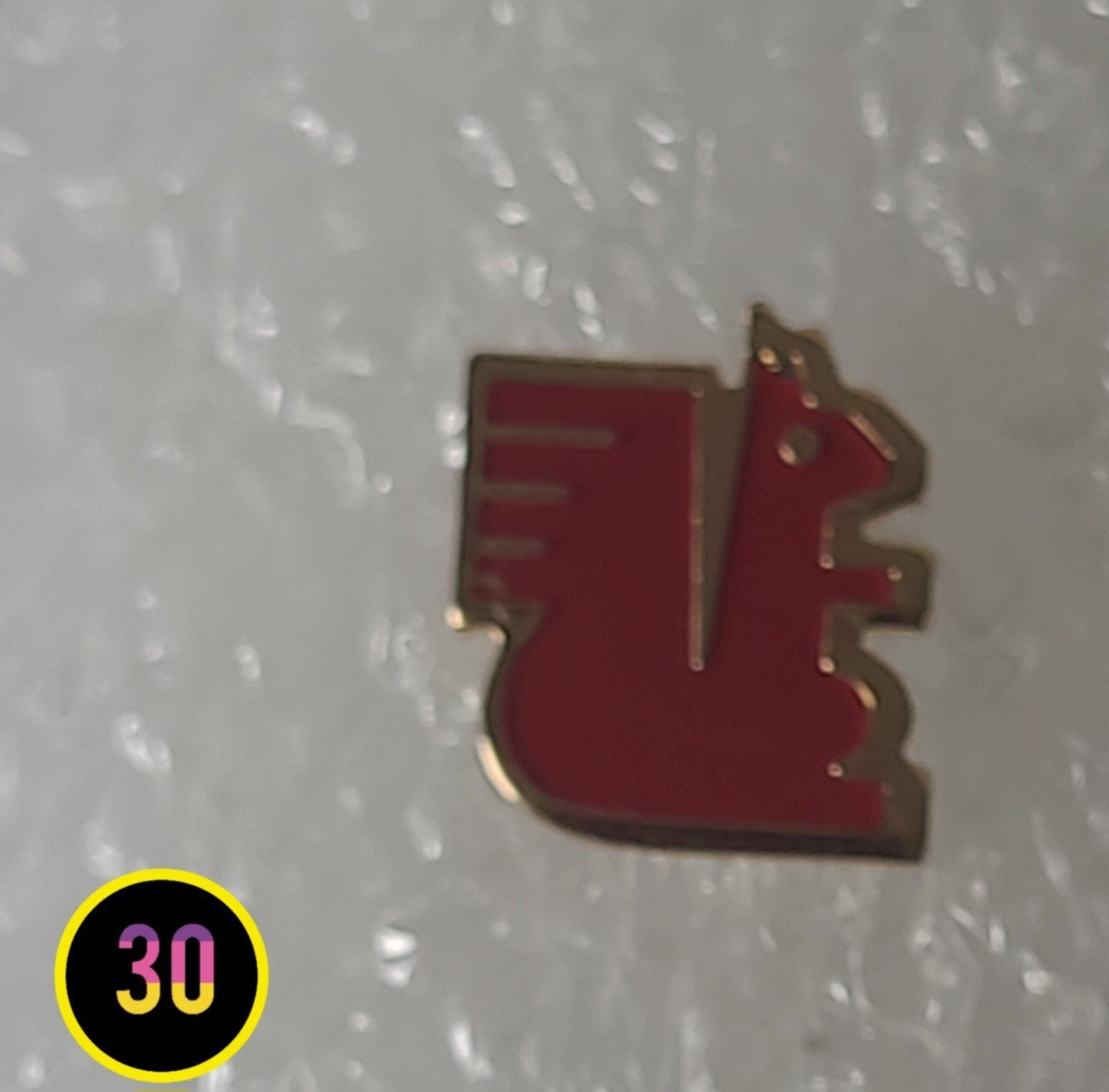 Leuke rode eekhoorn pin, Verzenden