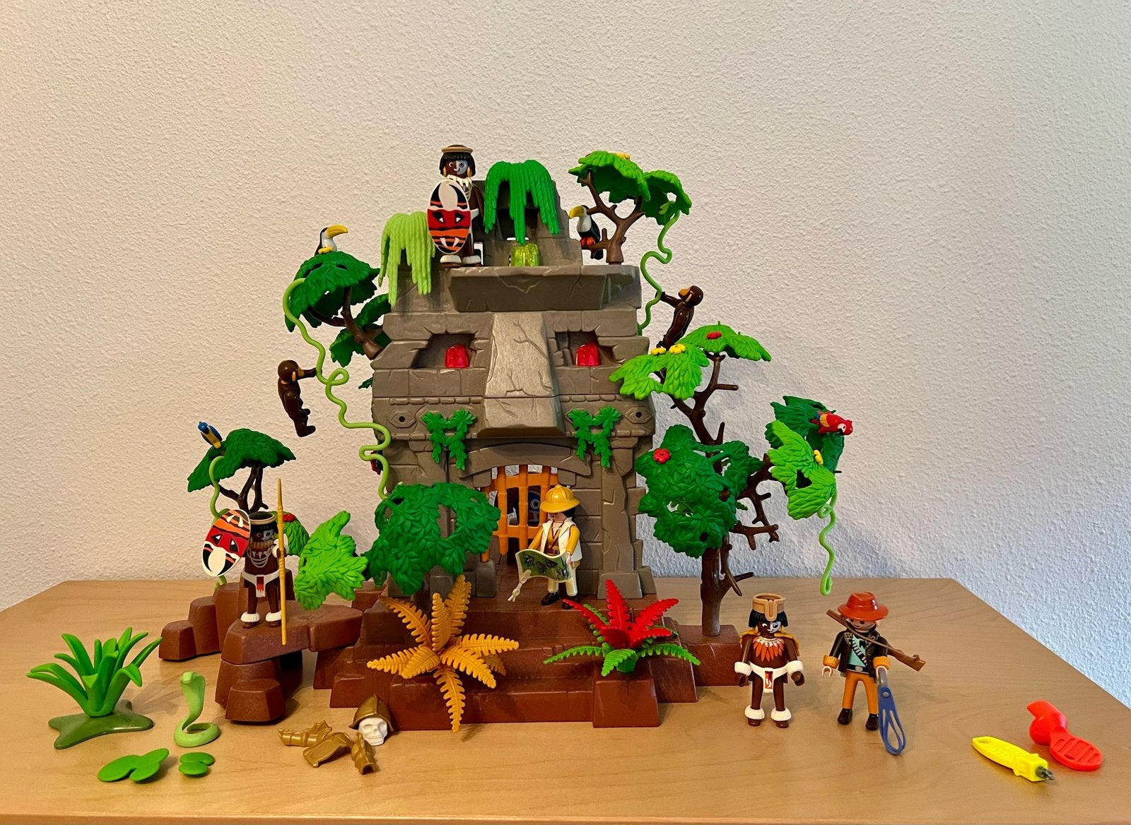 Playmobil Jungle 3015 (met doos, boekje, poster), Ophalen of Verzenden, Gebruikt, Complete set