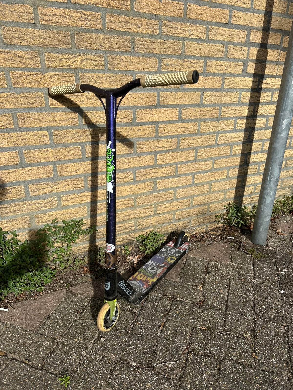 Stuntstep distict, Fietsen en Brommers, Ophalen, Gebruikt, Gewone step