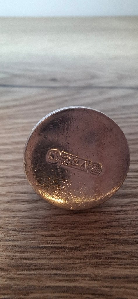 Souvenir Ede gemeentewapen verzilverd 90, 2,5 cm, Ophalen of Verzenden, Zo goed als nieuw, Mens