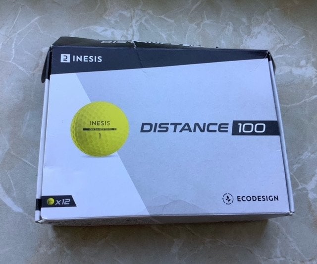 Inesis Distance 100 golfballen, 8 stuks, Ophalen of Verzenden, Nieuw, Bal(len), Overige merken