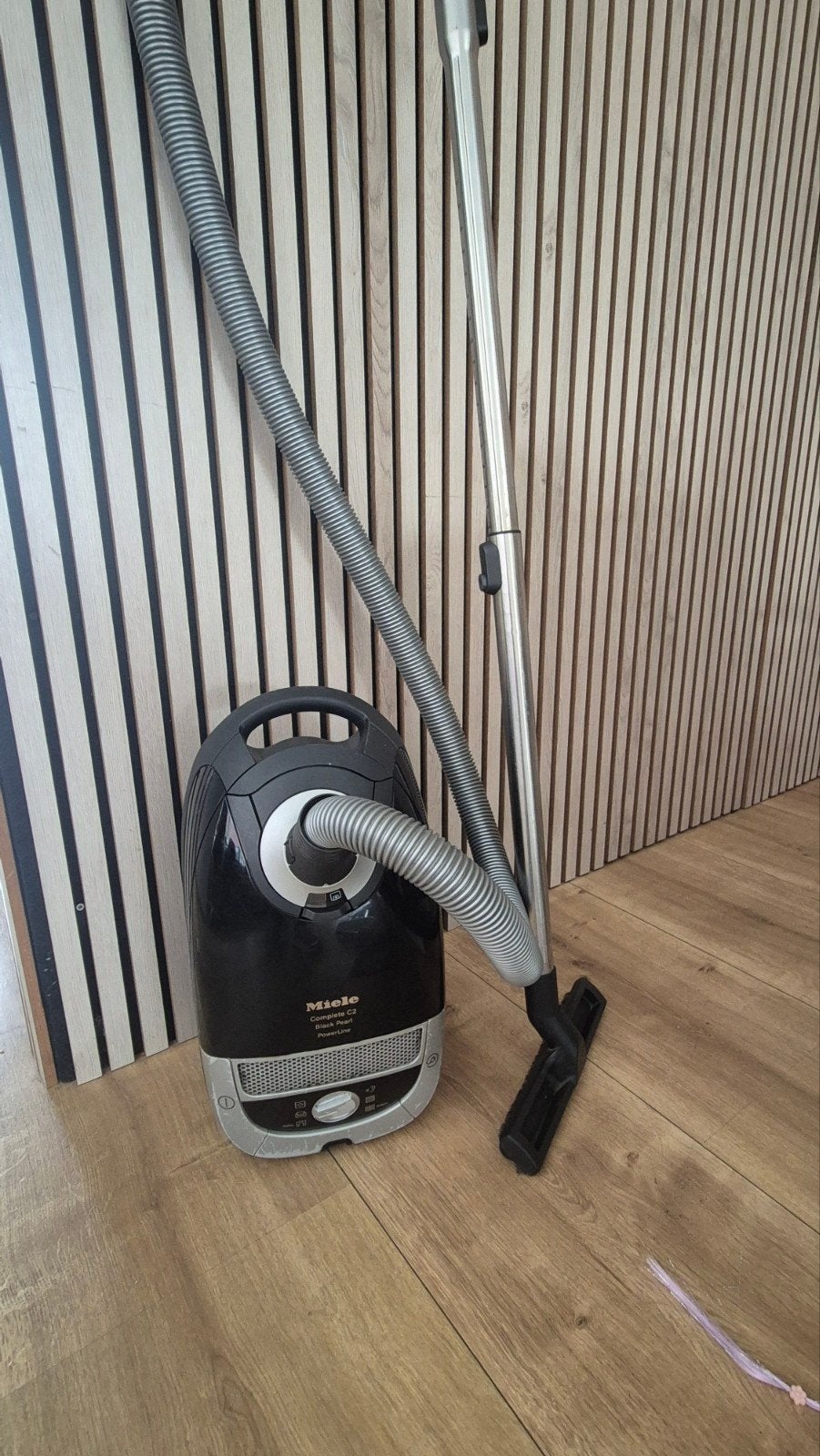 Miele Complete C2 Black Pearl PowerLine stofzuiger, Stofzak, Gebruikt, Geschikt voor harde vloeren, Ophalen of Verzenden