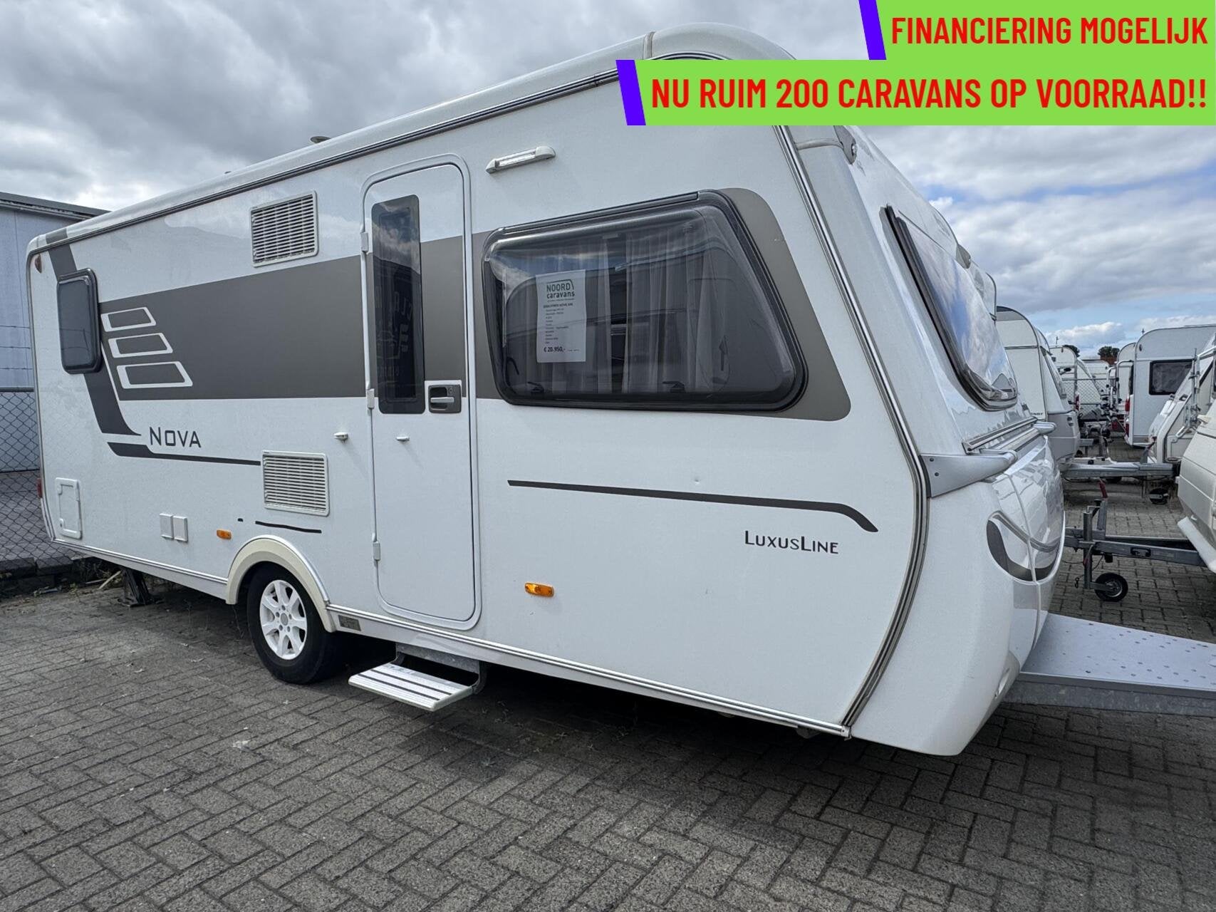 Eriba HYMER NOVA LUXE LINE 545 FRANSBED, RONDZIT, DOUCHE, Caravans en Kamperen, Rondzit, 7 tot 8 meter, Bedrijf, Douche