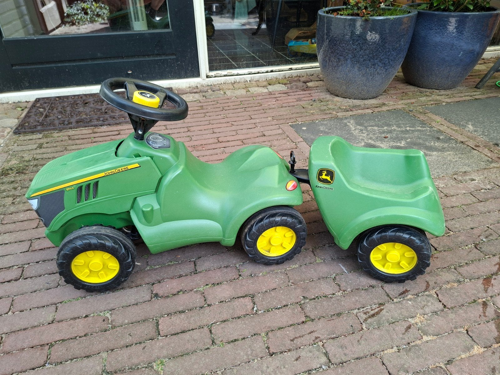 Looptractor Rolly Toys John Deere met kiepwagen, Ophalen, Gebruikt, Trapvoertuig