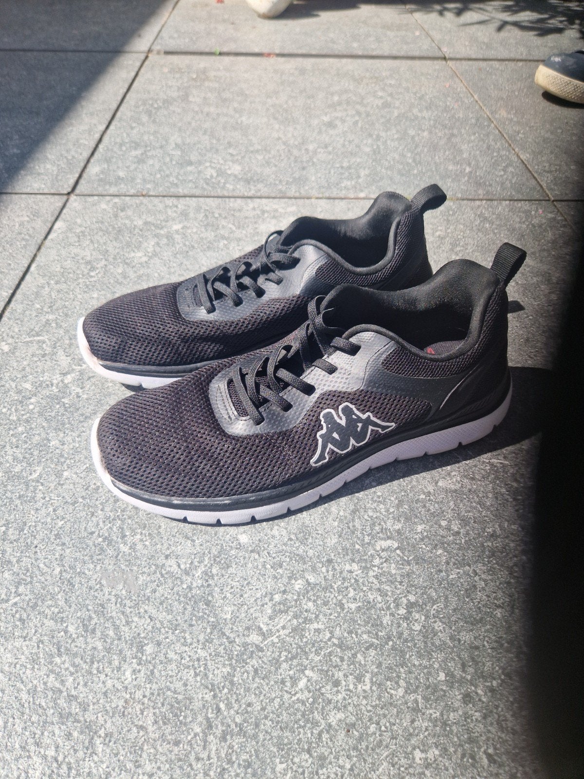 Kappa sneakers maat 41 - Zwart met witte zool, Ophalen