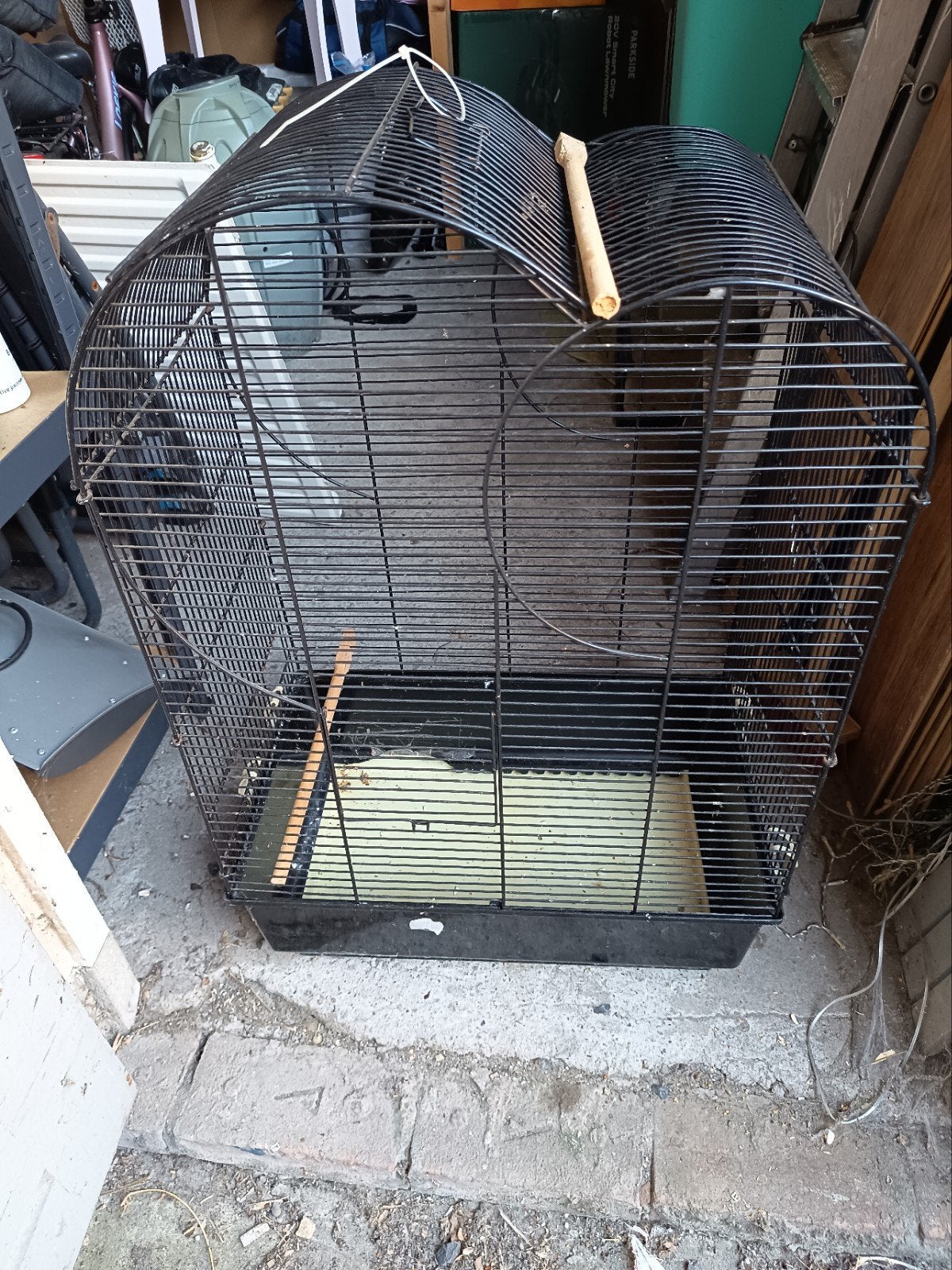 Vogelkooi, Ophalen, Gebruikt, Metaal, Vogelkooi