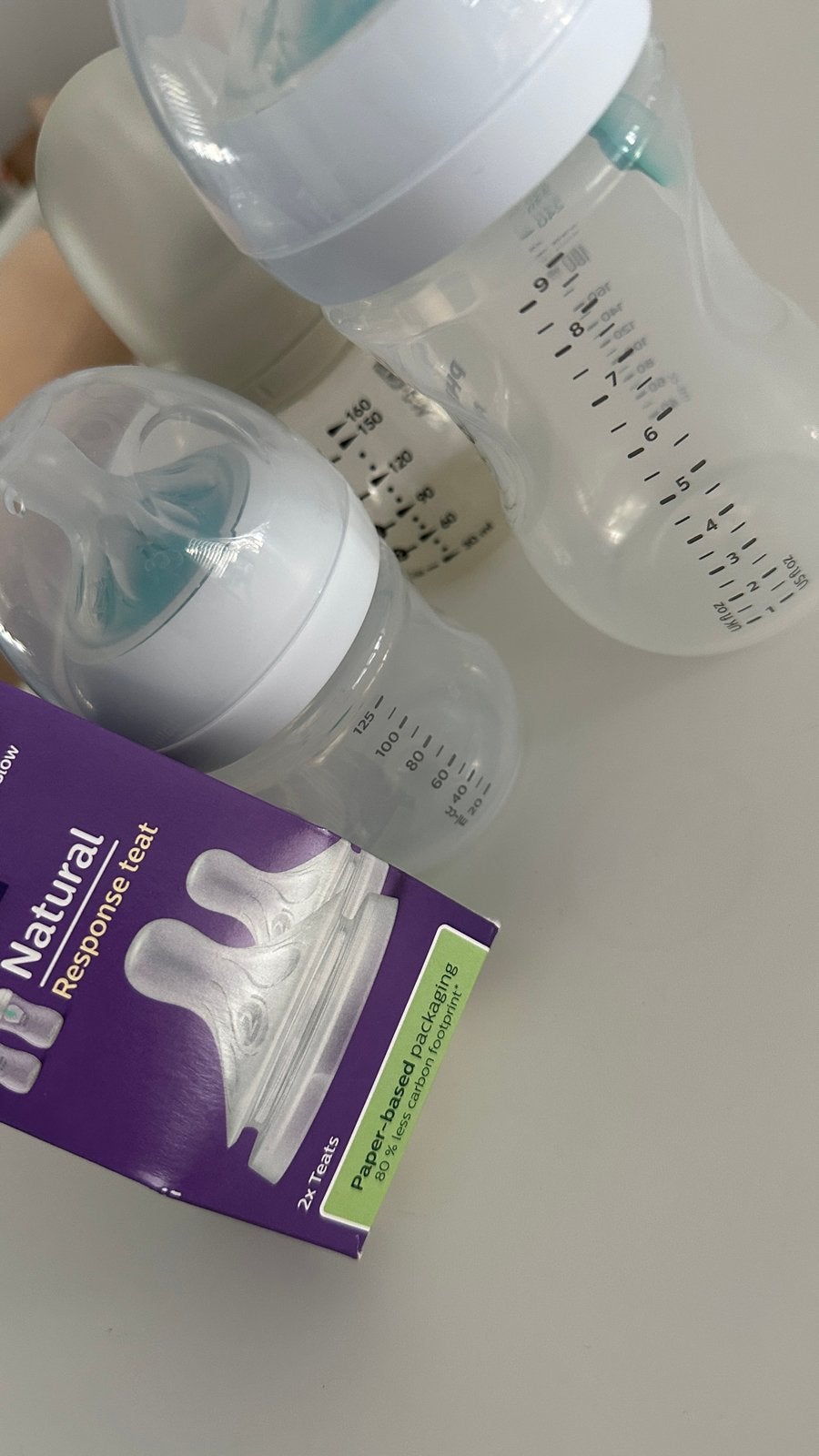 Philips Avent babyflessen + speentjes (nauwelijks gebruikt), Ophalen, Zo goed als nieuw, Babyfles, Philips Avent