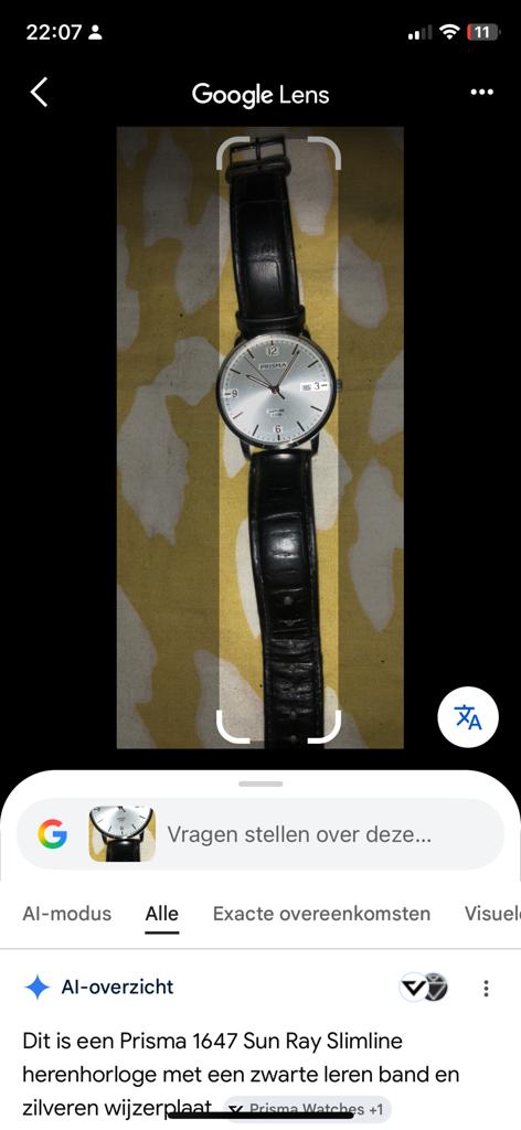 Prisma horloge gekocht 109 euro ophalen 10 euro, Ophalen of Verzenden, Overige merken