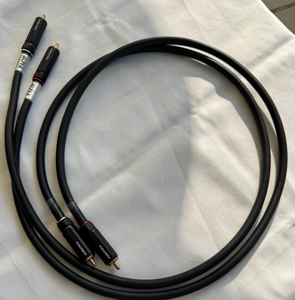 Furutech interconnect Alpha Line Plus /RCA /1.0m, Ophalen of Verzenden, Zo goed als nieuw, Minder dan 2 meter, Interlink-kabel