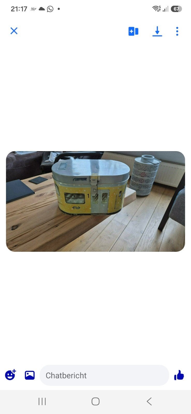 NS opberg koffer  36x22x22 cm, Ophalen of Verzenden, Gelijkstroom, Overige merken