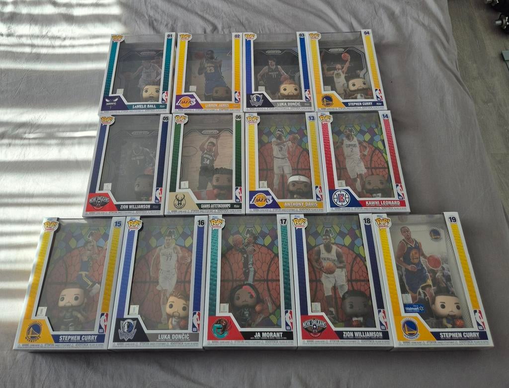 13 NBA Funko Pops - Trading Card Editie - Nieuw & Geseald, Ophalen of Verzenden, Nieuw