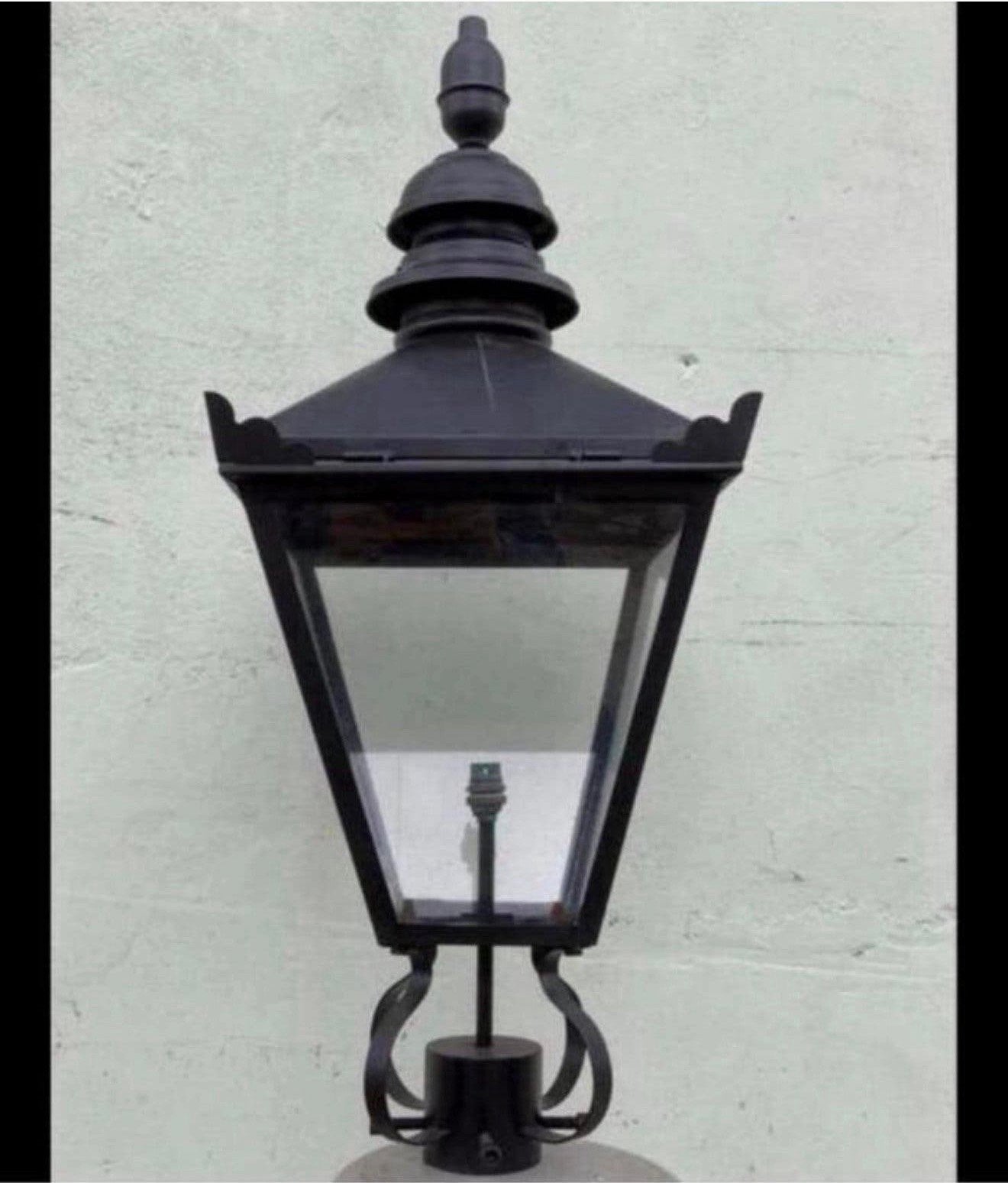 Grote Zwart Victoriaanse Stijl Lantaarn lamp verlichting NEW, P, P, P, Nieuw