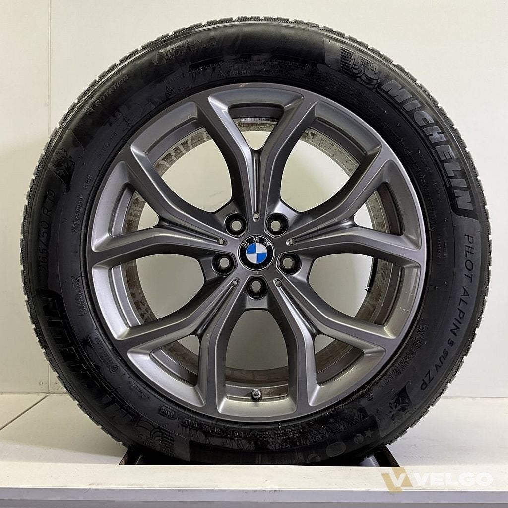 BMW X5 G05 EN X6 G06 SET VELGEN + WINTERBANDEN 19 INCH ORIG., 19 inch, Gebruikt, -, 265 mm