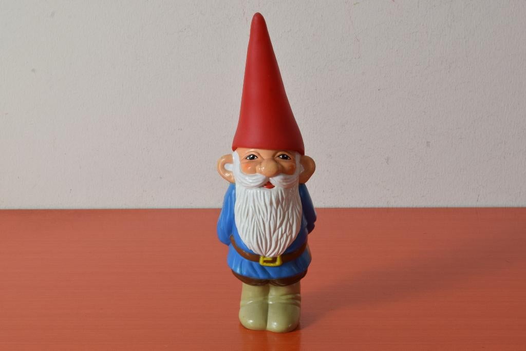 Retro vintage kunststof Rien Poortvliet tuinkabouter, Ophalen of Verzenden, Zo goed als nieuw, Kunststof, Tuinkabouter