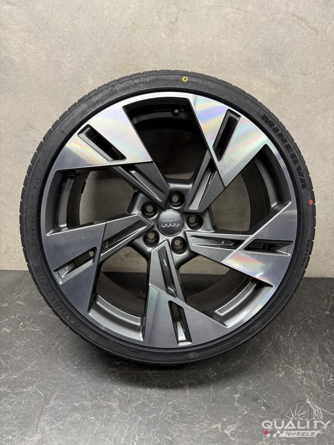 20” Org Audi A5 S5 2007-2026, RS4 B8 Velgen + Banden 265/30/, Gebruikt, -, 265 mm, -