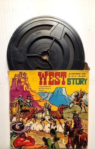 Vintage Super 8 Film West Story (1970) – AVO Film Milano, Ophalen of Verzenden, 8mm film