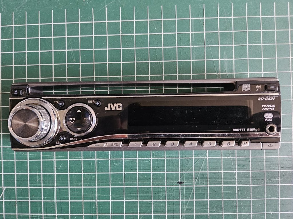 2x Autoradio Frontje – JVC & Pioneer – Los of samen, Auto diversen, Ophalen of Verzenden, Gebruikt