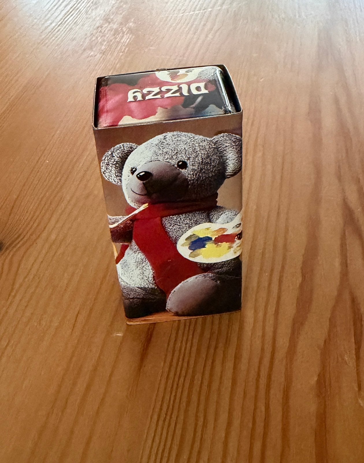 Tiny tins teddy dizzy, Ophalen of Verzenden, Zo goed als nieuw, Stoffen beer, Overige merken