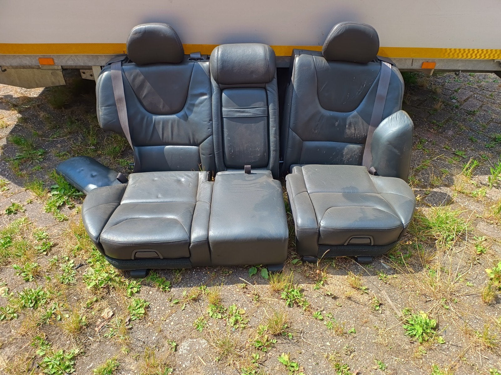Volvo V70 zwart Lederen Achterbank, Auto-onderdelen, Interieur en Bekleding, Ophalen, Gebruikt, Volvo