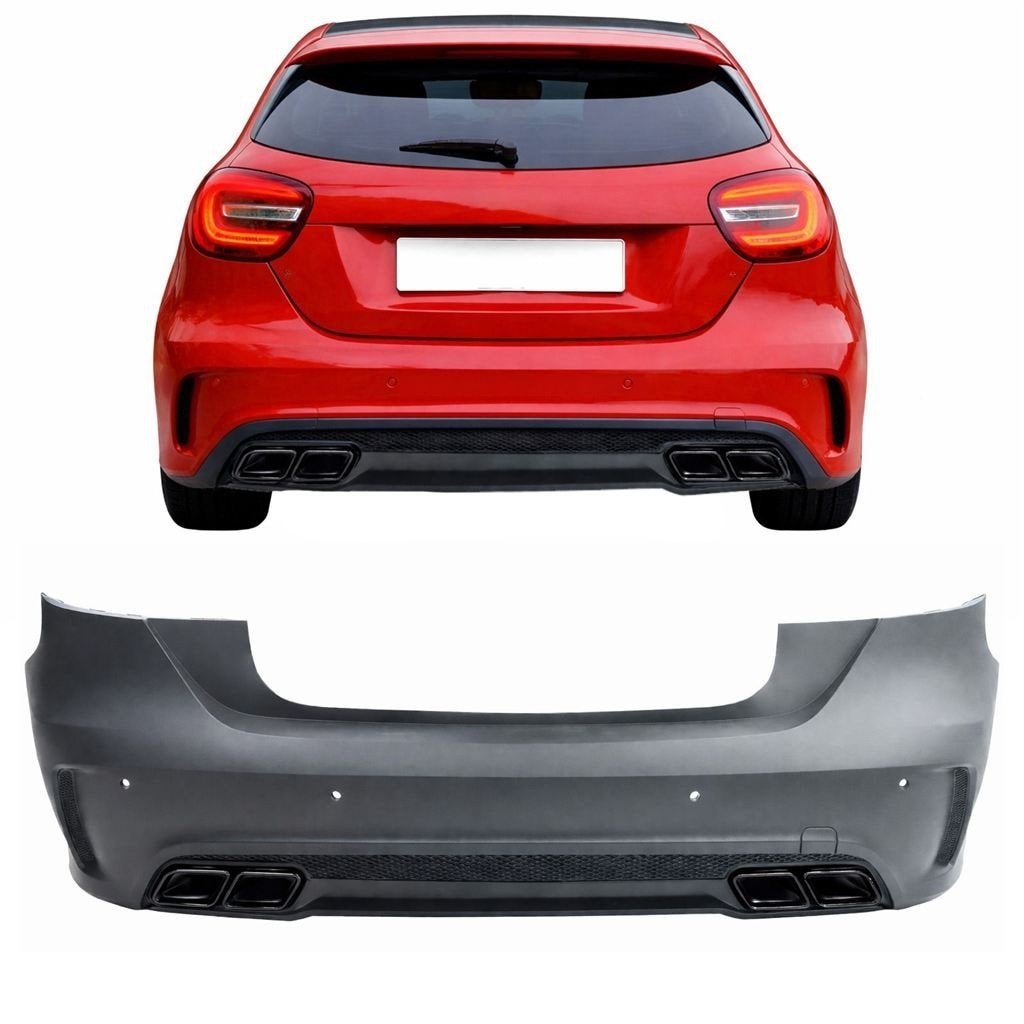Achterbumper Set Amg Look Geschikt voor Mercedes A Klasse W1