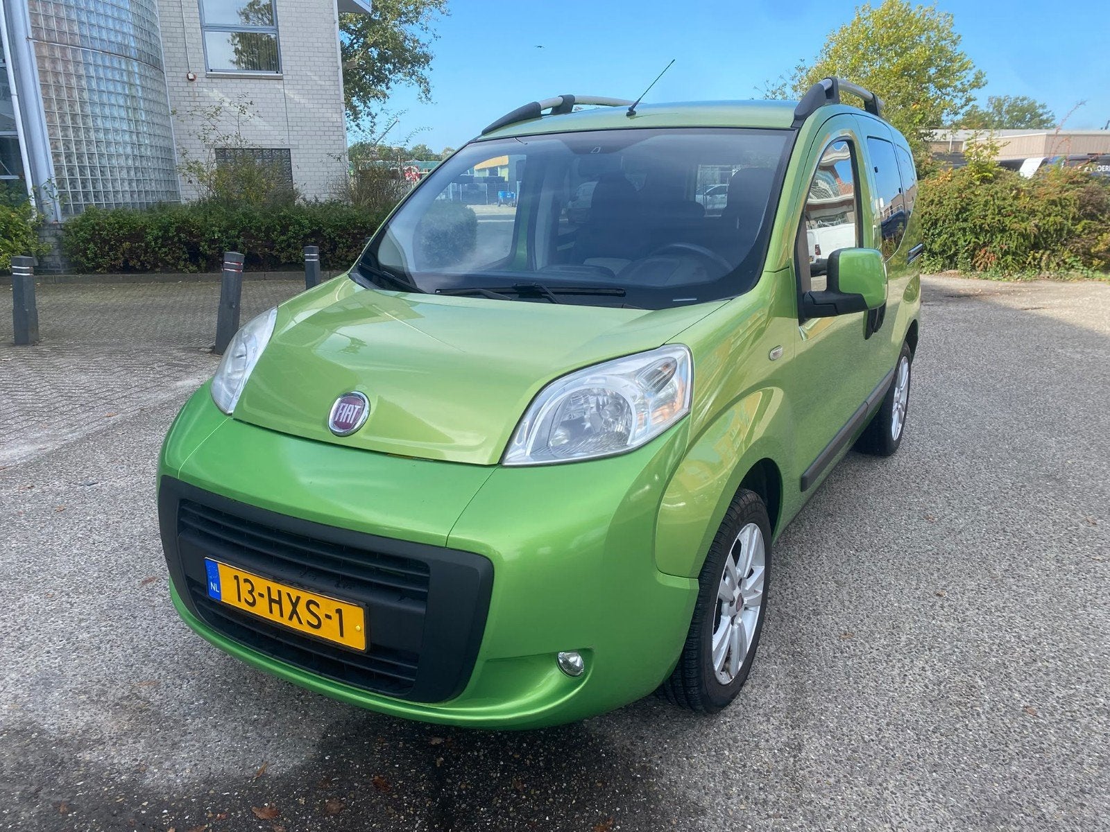 Fiat Qubo 1.4 2009 Groen Airco, Auto's, Voorwielaandrijving, 15 km/l, 400 kg, Origineel Nederlands