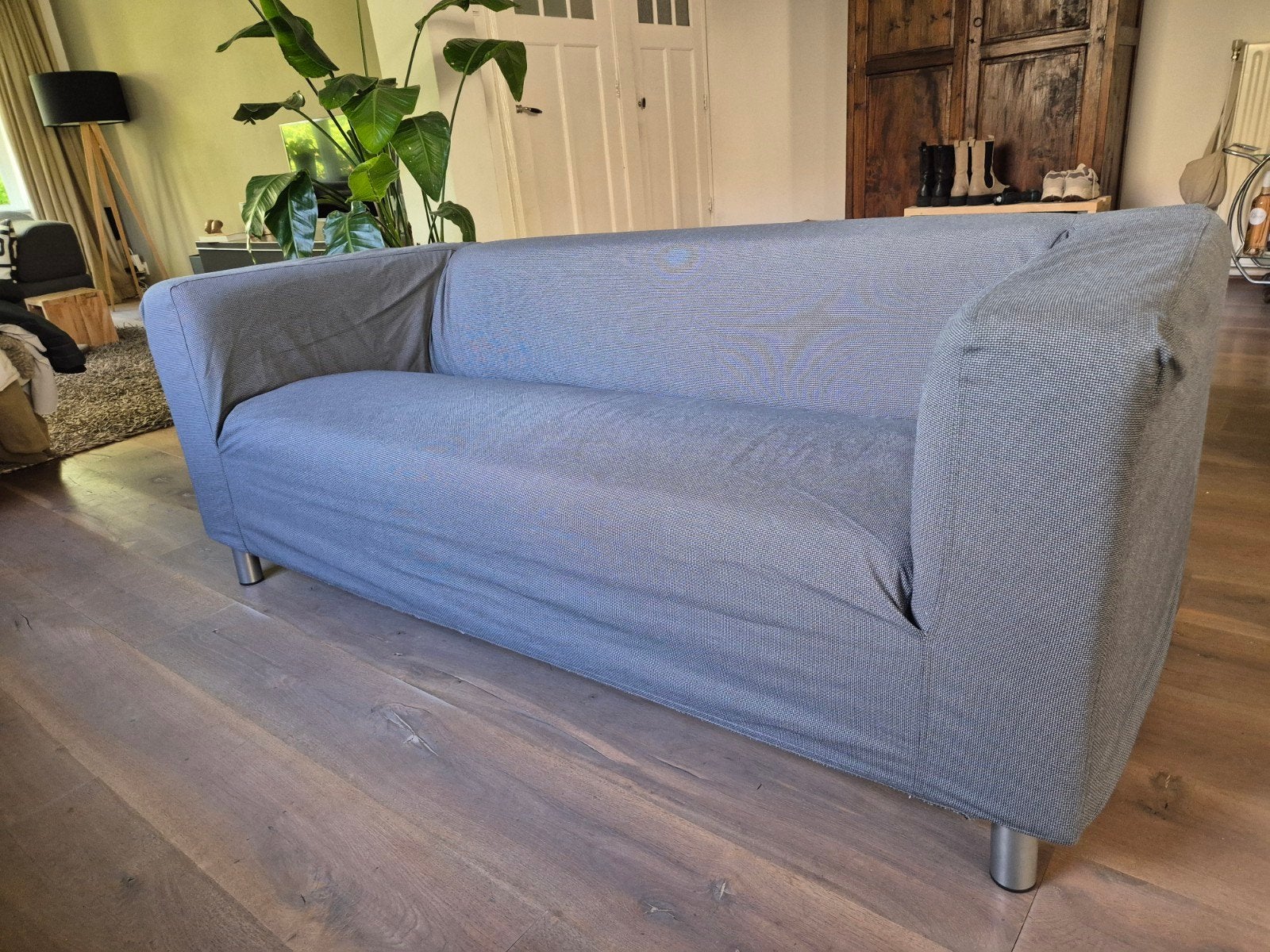 Kipplan bank ikea 2 zits., Ophalen, Gebruikt, 150 tot 200 cm, Tweepersoons