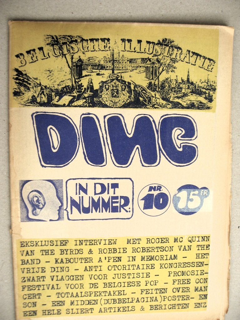 Ding, Belgische underground/onderwater krant 1971 nr. 10, Ophalen of Verzenden
