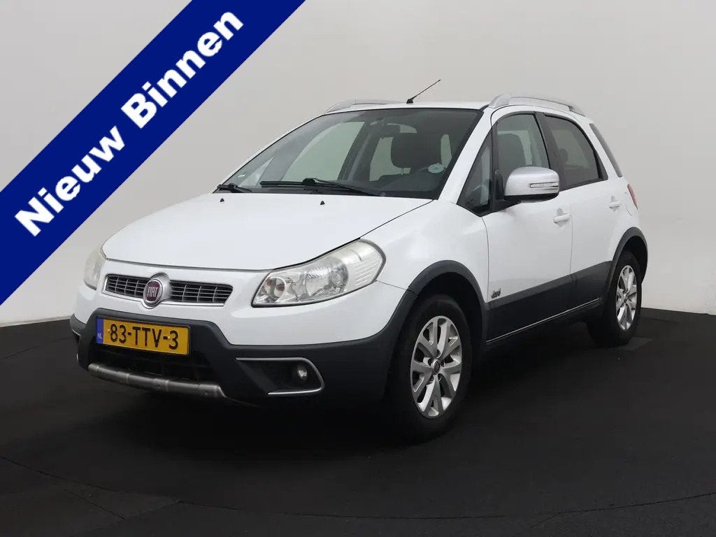 Fiat Sedici 1.6-16V Experience 4x4 | Clima | LMV | Trekhaak, Auto's, Euro 5, Gebruikt, Zwart, 4 cilinders