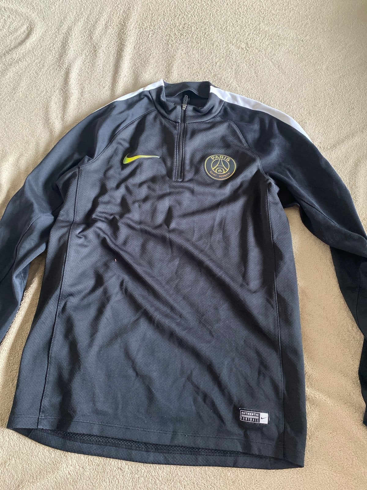 Nike Paris Saint-Germain Trainingstrui - Maat S, Zwart, Ophalen of Verzenden, Zo goed als nieuw, Voetbal