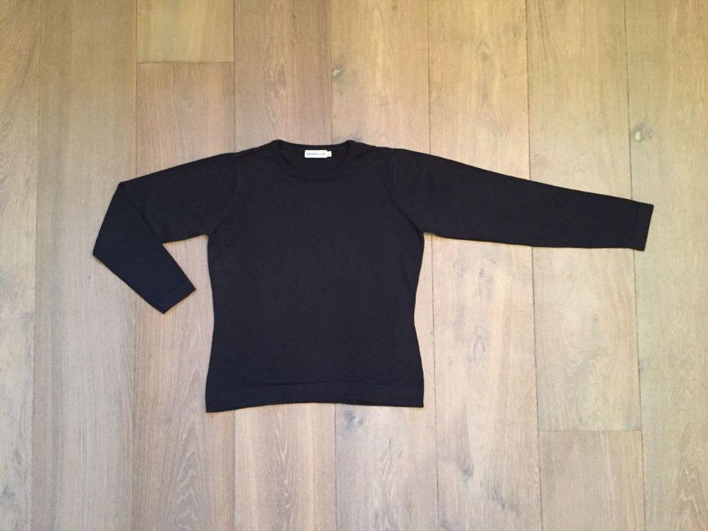 Nieuw: dun zwart katoenen truitje; merk Cottonclub mt. 40, Maat 38/40 (M), Zwart, Nieuw, Ophalen of Verzenden