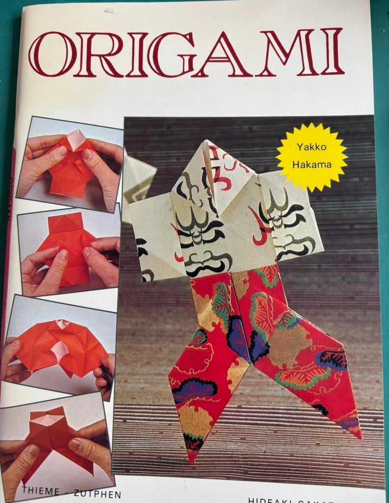 Origami Hideaki Sakata, Boeken, Ophalen of Verzenden, Zo goed als nieuw, Geschikt voor kinderen