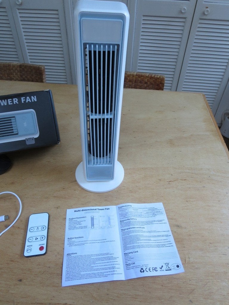 Ventilator langwerpige torenventilator Nieuw, Ophalen of Verzenden, Ventilator met afstandsbediening, Nieuw, Torenventilator