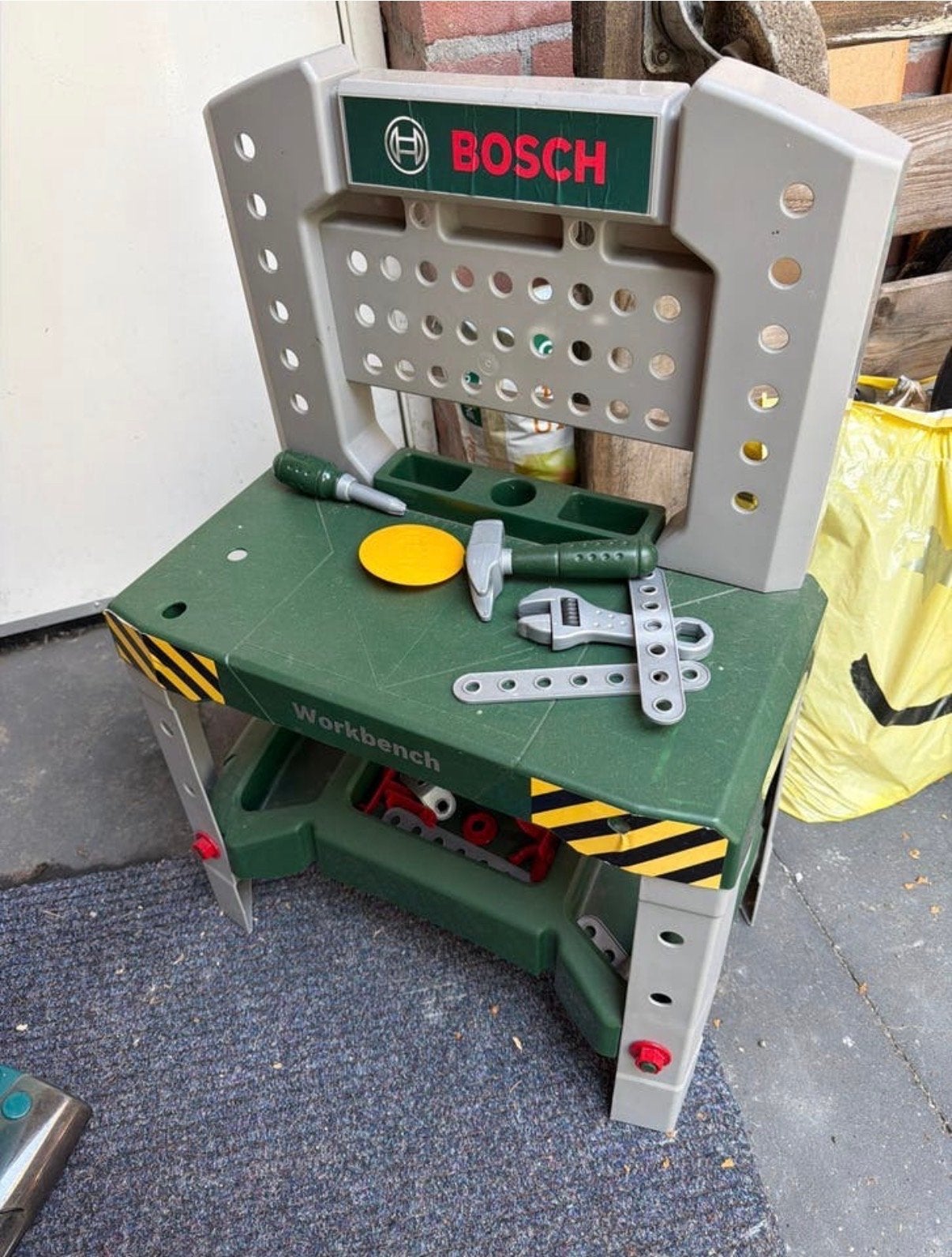 Bosch Werkbank Speelgoed met Gereedschap voor Kinderen, Kinderen en Baby's, Speelgoed | Overig, Ophalen, Gebruikt, Jongen of Meisje
