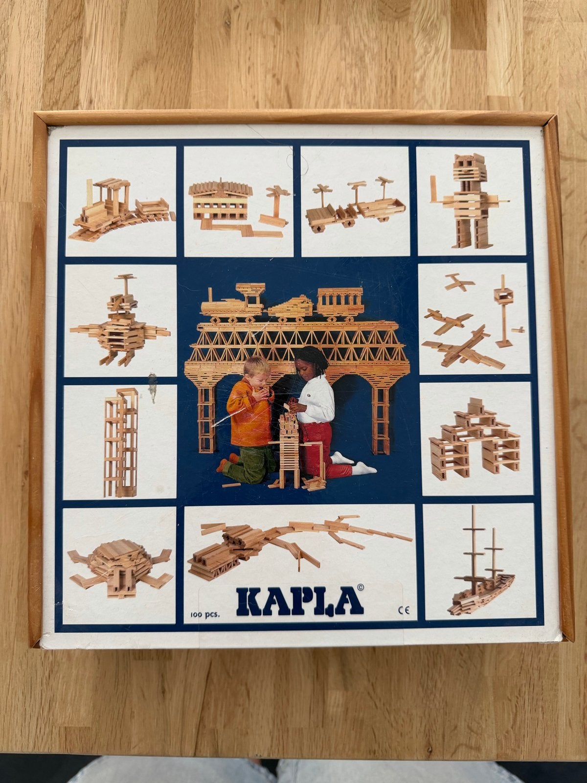 KAPLA bouwblokken 100 stuks in houten kist, Ophalen of Verzenden, Zo goed als nieuw, Overige merken