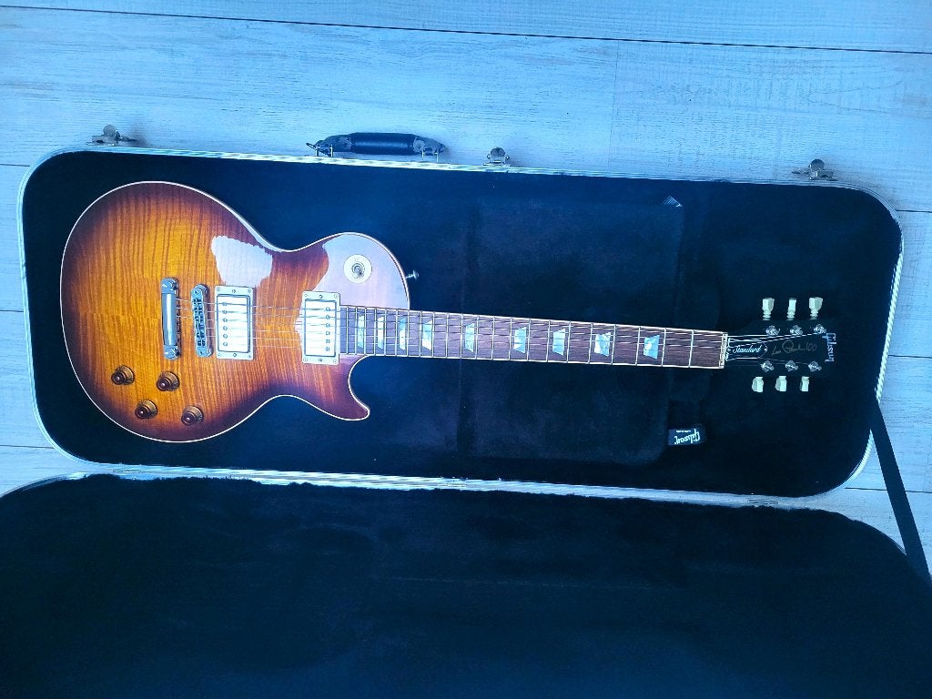 Gibson Les Paul 2015 standard 100th Cherry Sunburst., Ophalen, Zo goed als nieuw, Solid body, Gibson