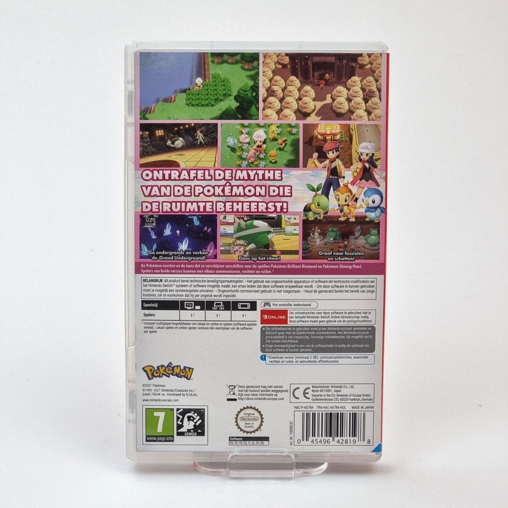Nintendo Switch Game: Pokemon Shining Pearl, Spelcomputers en Games, Nintendo, Zo goed als nieuw, Support@nintendo.com, 11-1 Hokotate-cho, Kamitoba, Minami-ku
Kyoto 601-8501
Japan