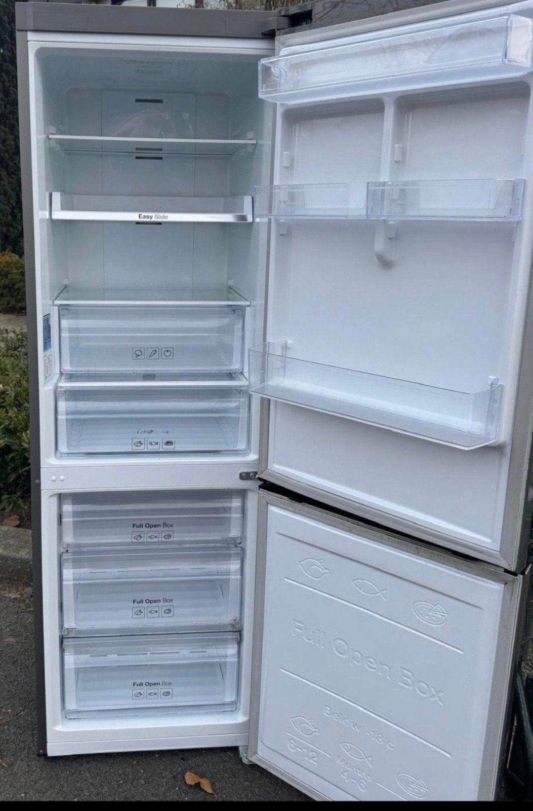 koelkast Samsung ijskasten ( R.V.S), Ophalen, Gebruikt, 200 liter of meer, 60 cm of meer