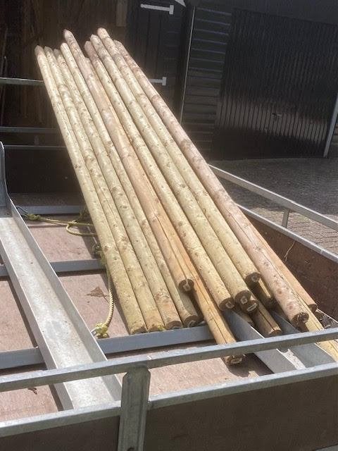 tuinpalen, Ophalen, Nieuw, 250 cm of meer, Palen