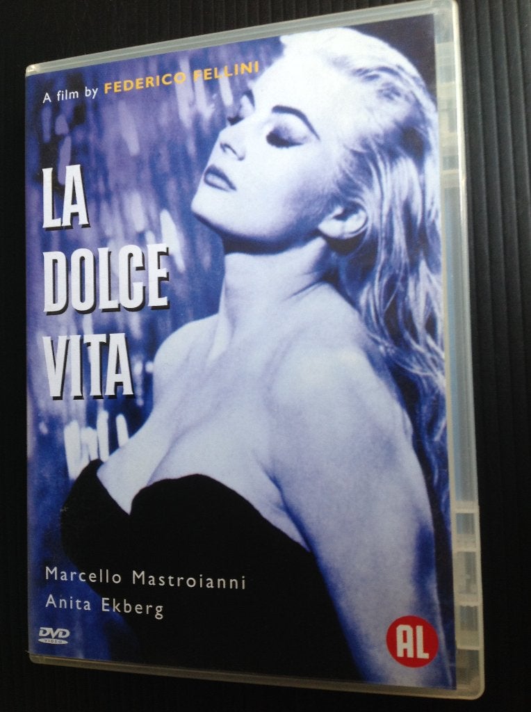 Fellini Dolce Vita Marcello Mastroianni Anita Ekberg, Gebruikt, Verzenden, Alle leeftijden, Nederlands