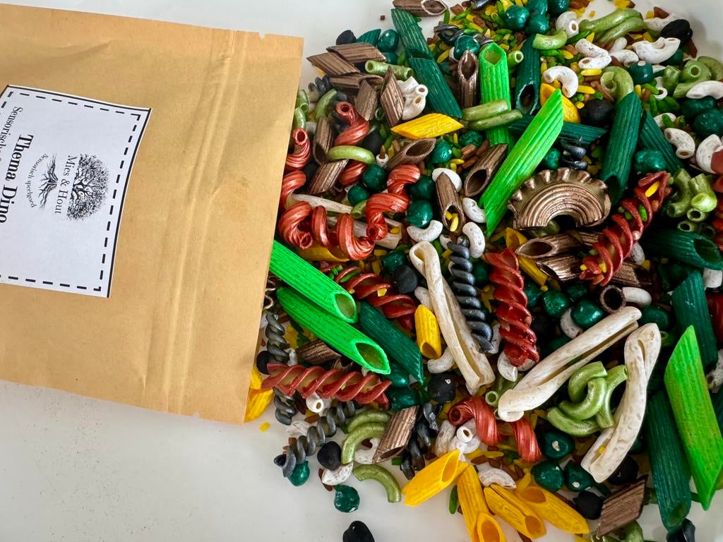 Sensorische speelmix en speelrijst Dinosaurus - 900 gram, Ophalen of Verzenden, Nieuw, Ontdekken