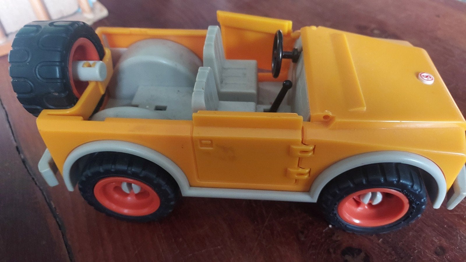Schleich Speelgoed Jeep - Geel (2003), Ophalen of Verzenden, Gebruikt