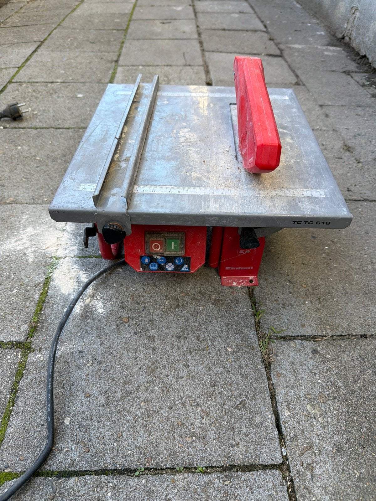 Einhell TC-TC 618 Tegelzaag - Gebruikt, Minder dan 30 mm, Gebruikt, Overige typen, Ophalen of Verzenden