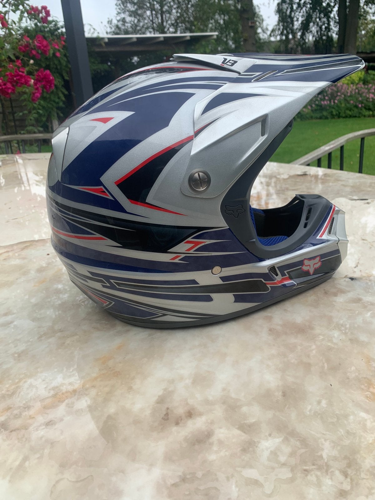 Fox v3  helm nieuw maat M, Motoren, Overige merken, M, Offroadhelm, Ophalen of Verzenden