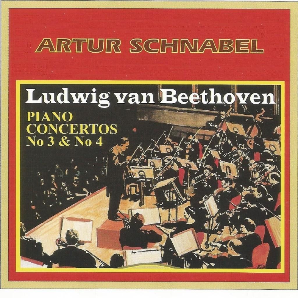 Beethoven: Piano Concertos No. 3 & 4. Schnabel, Sargent, Ophalen of Verzenden, Classicisme, Zo goed als nieuw, Orkest of Ballet