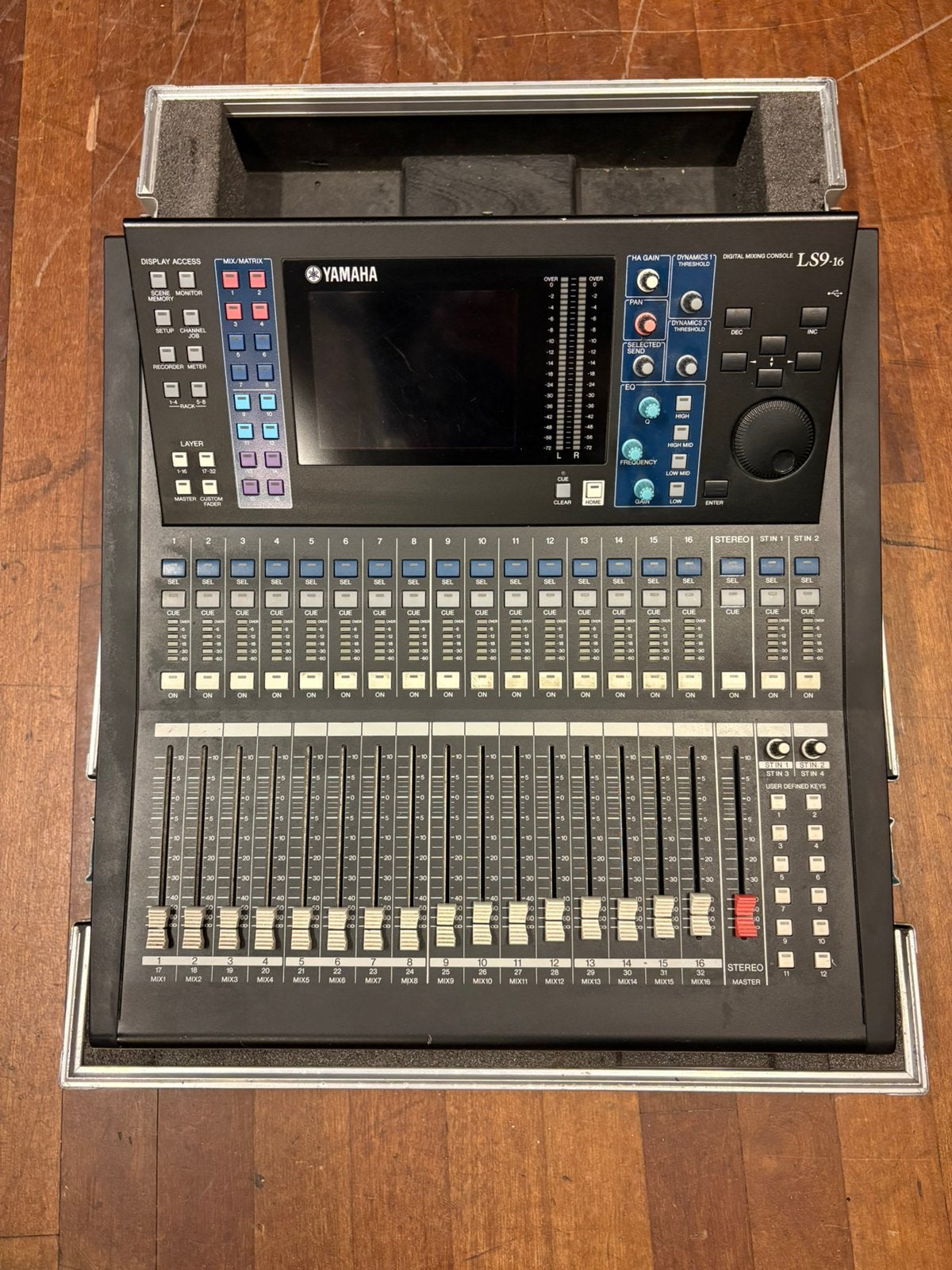 ️ Yamaha LS9-16 digitale mengtafel + MY8-AD24 + flightcase, Muziek en Instrumenten, Ophalen, Zo goed als nieuw, 10 tot 20 kanalen