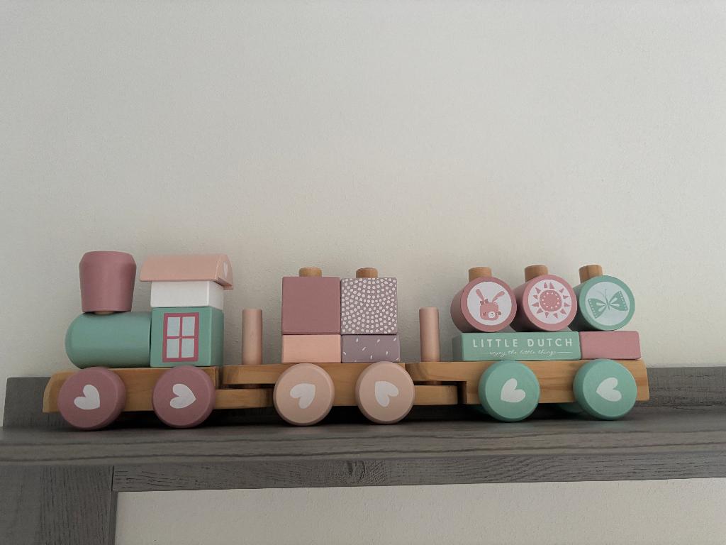 Little Dutch houten trein, Kinderen en Baby's, Speelgoed | Houten speelgoed, Ophalen of Verzenden, Gebruikt