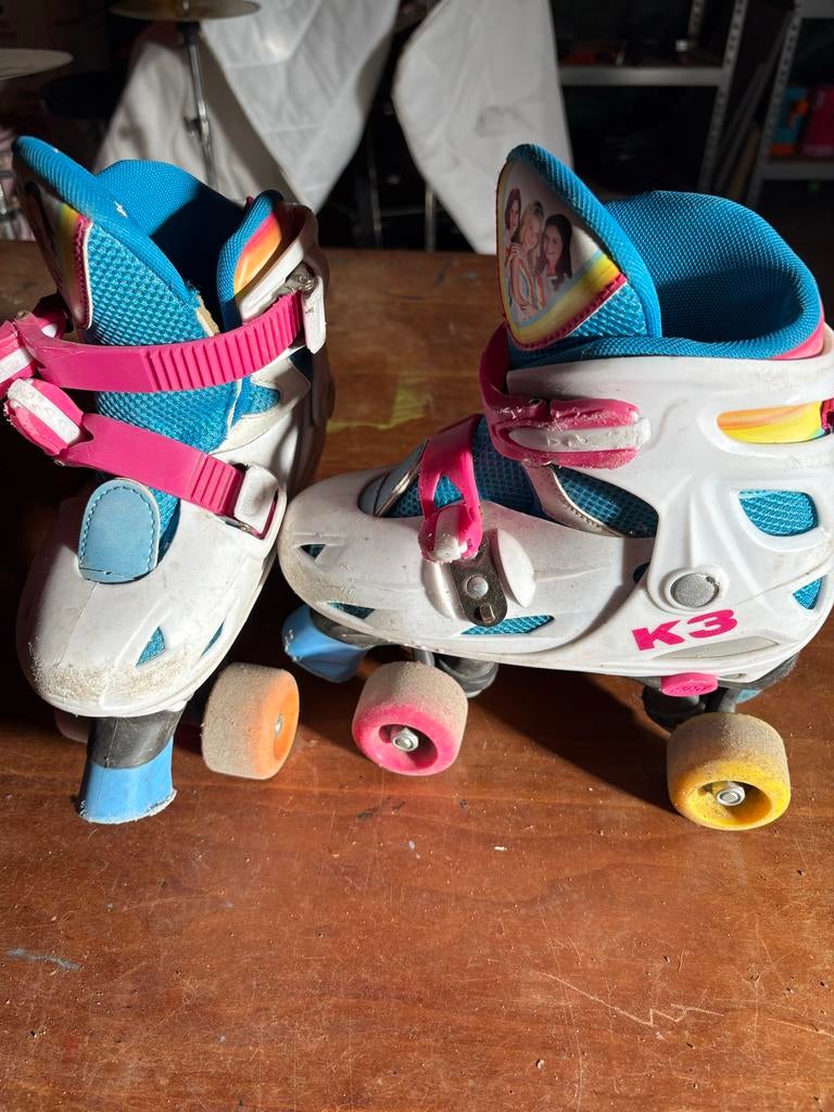 Rolschaatsen K3, verstelbaar maat 35-38, Kinderen, Overige typen, Ophalen, Overige merken