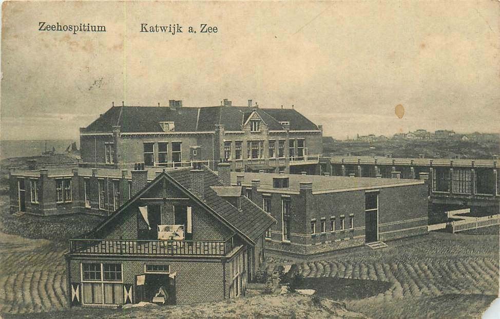 304-004-031 Katwijk aan Zee Zeehospitium, Verzamelen, Ansichtkaarten | Nederland, Verzenden, Voor 1920, Zuid-Holland