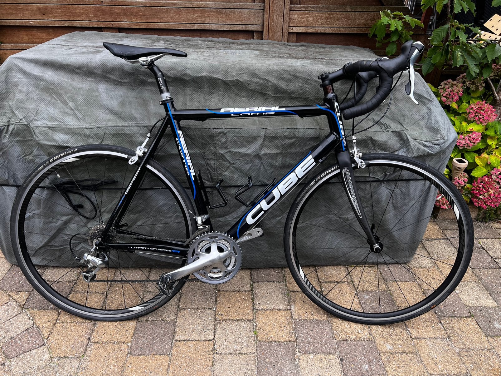 Cube Aerial Comp 58 cm – Shimano Tiagra racefiets, 28 inch, Gebruikt, Aluminium, 57 tot 61 cm